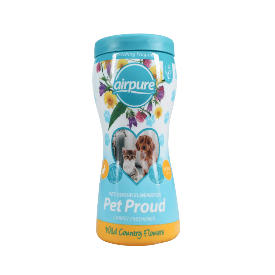 AirPure Pet Proud Carpet Freshener Wild Country Flowers 500g