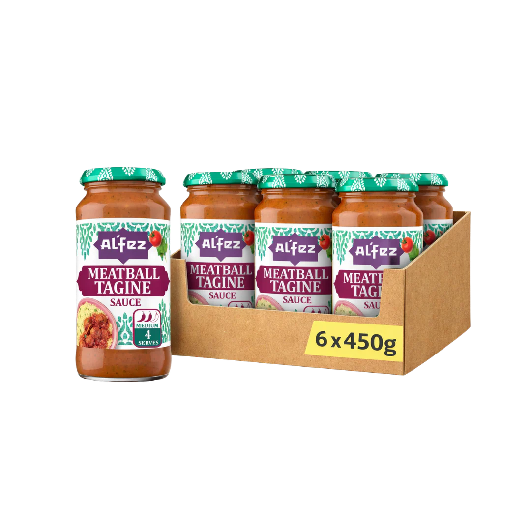 Al'fez Moroccan Meatball Sauce Case 6 x 450g