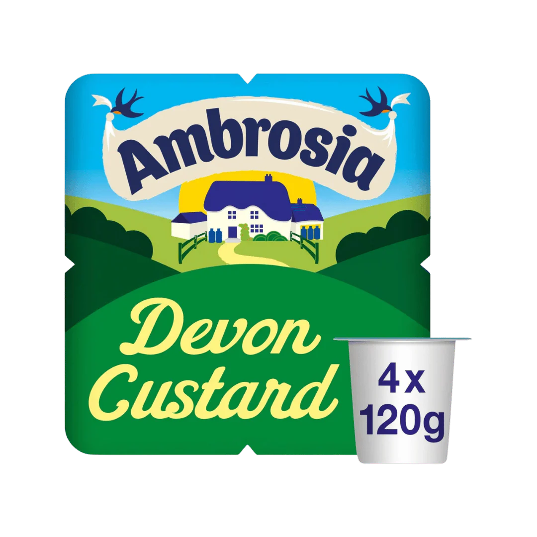 Ambrosia Ready To Eat Devon Custard Pots 4 x 120g