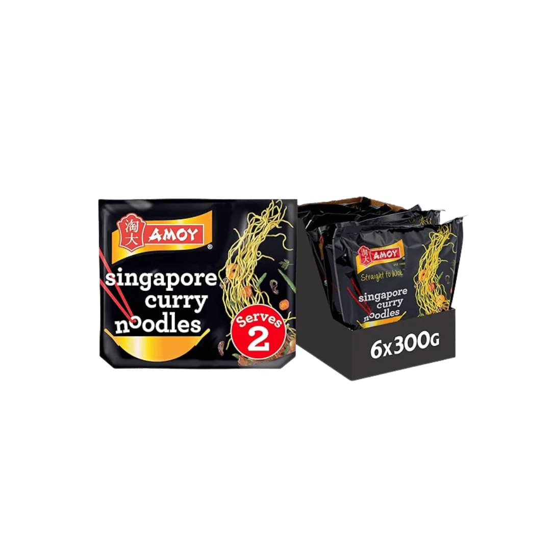 Amoy Straight To Wok Singapore Noodles (Pack of 6)