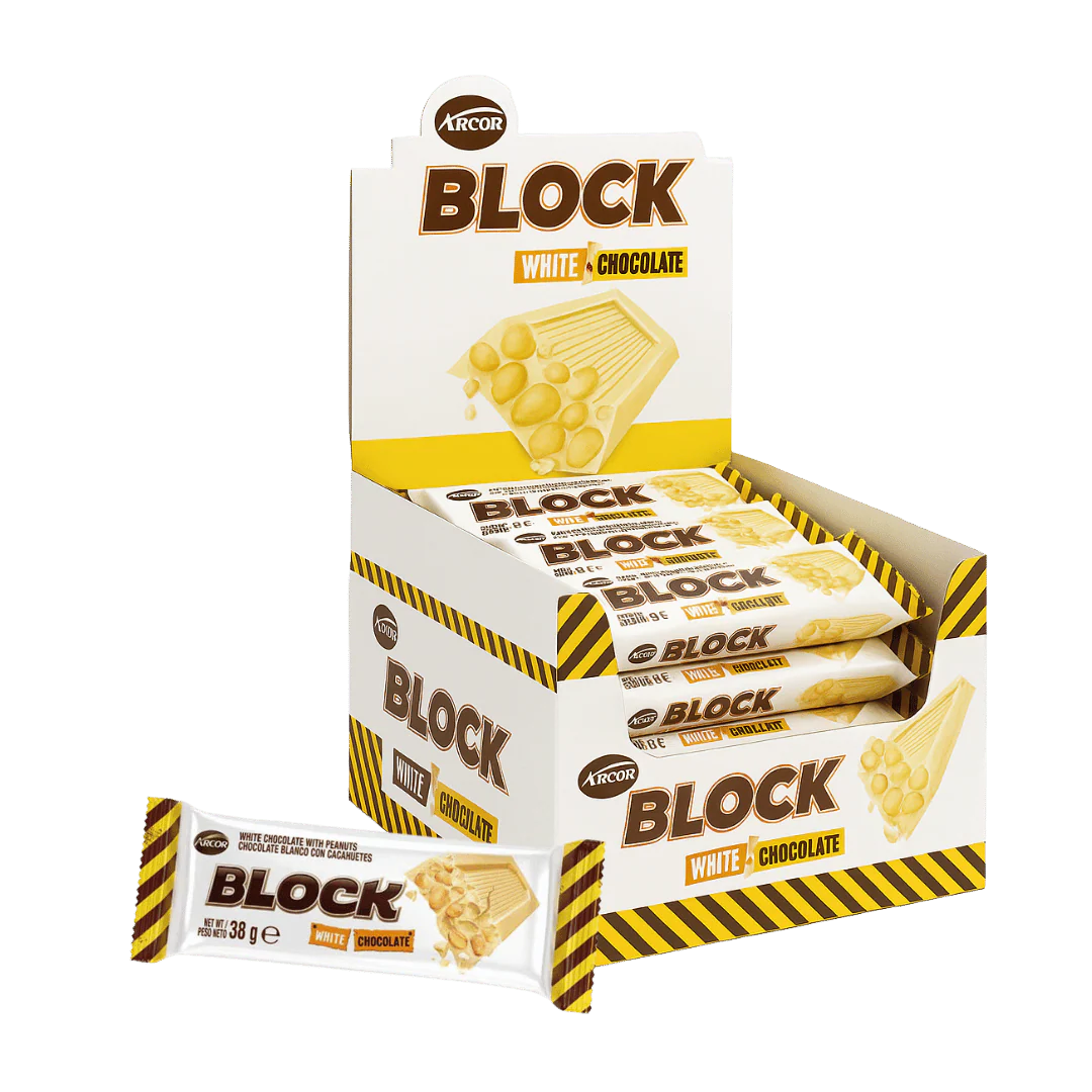 Arcor Block Argentinian White Chocolate Bars