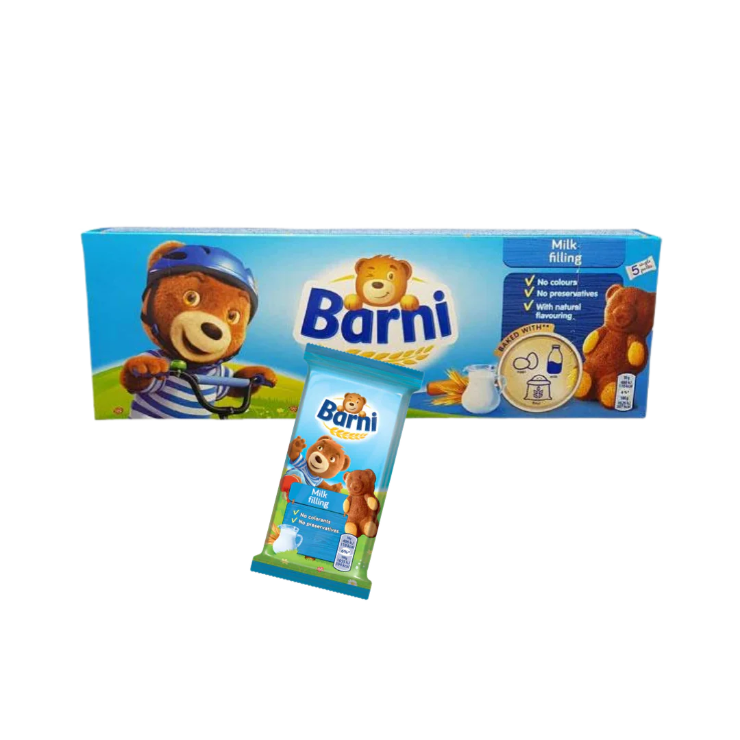 Barni Milk Filling Cake Bars 24 x 30g