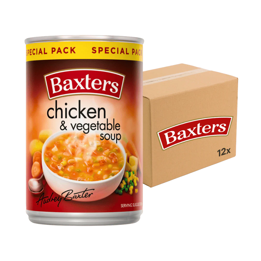 Baxters Chicken & Vegetable Soup 12 x 380g Tins