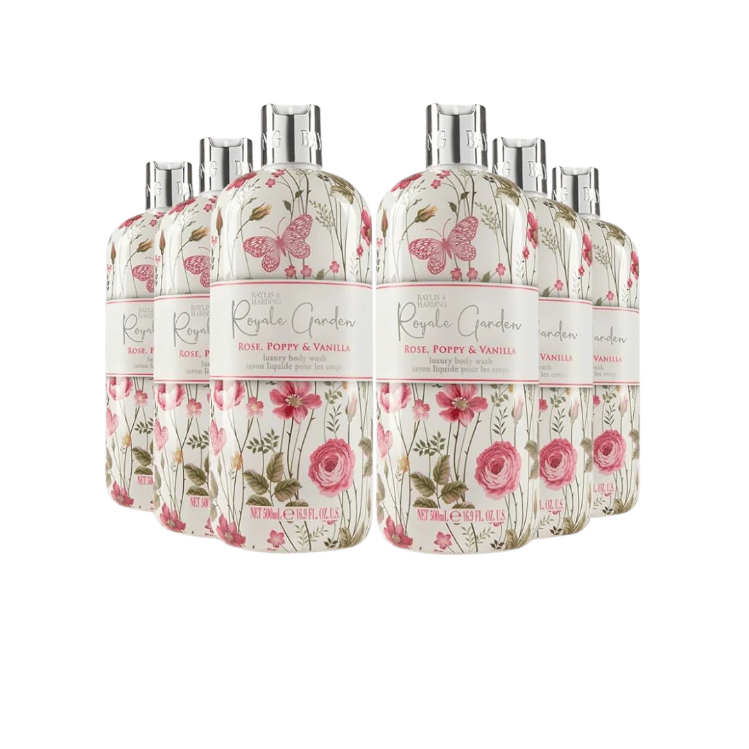 Baylis & Harding Garden Rose, Poppy & Vanilla Body Wash