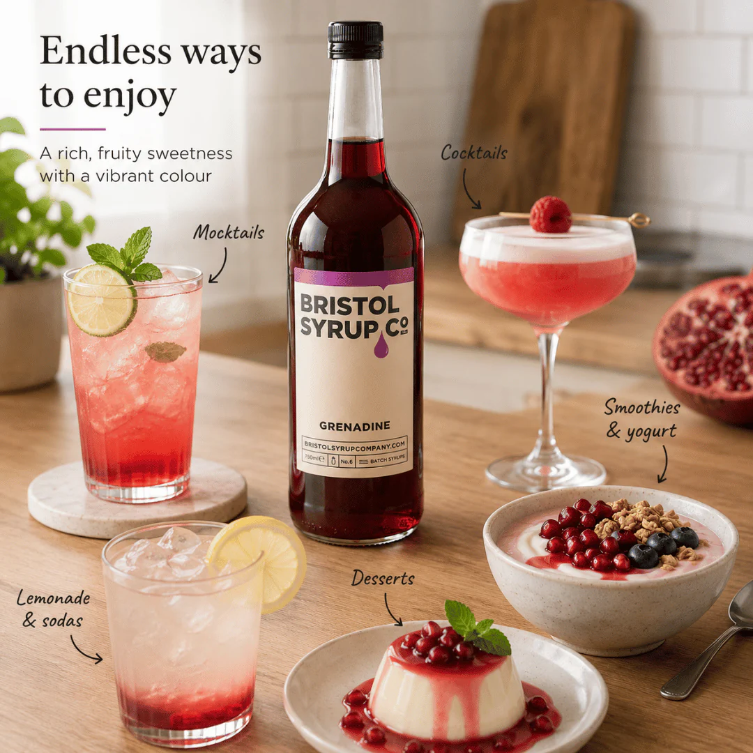 Bristol Syrup Company No.6 Grenadine Syrup 6 x 750ml - Image 3