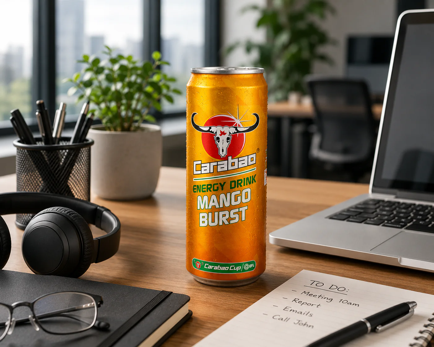 Carabao Mango Burst Energy Drink 12 x 330ml - Image 2