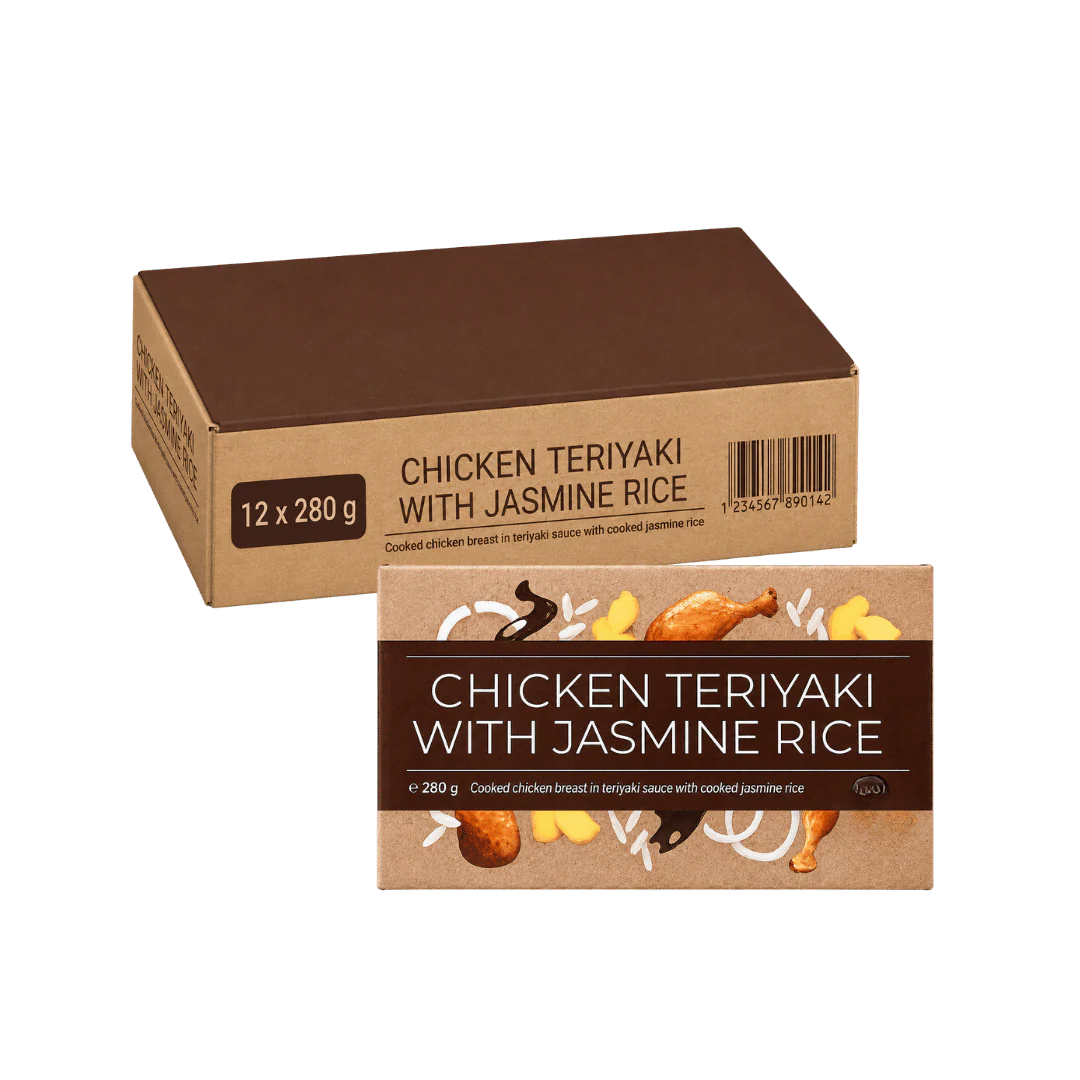 Chicken Teriyaki with Jasmin Rice 12 x 280g
