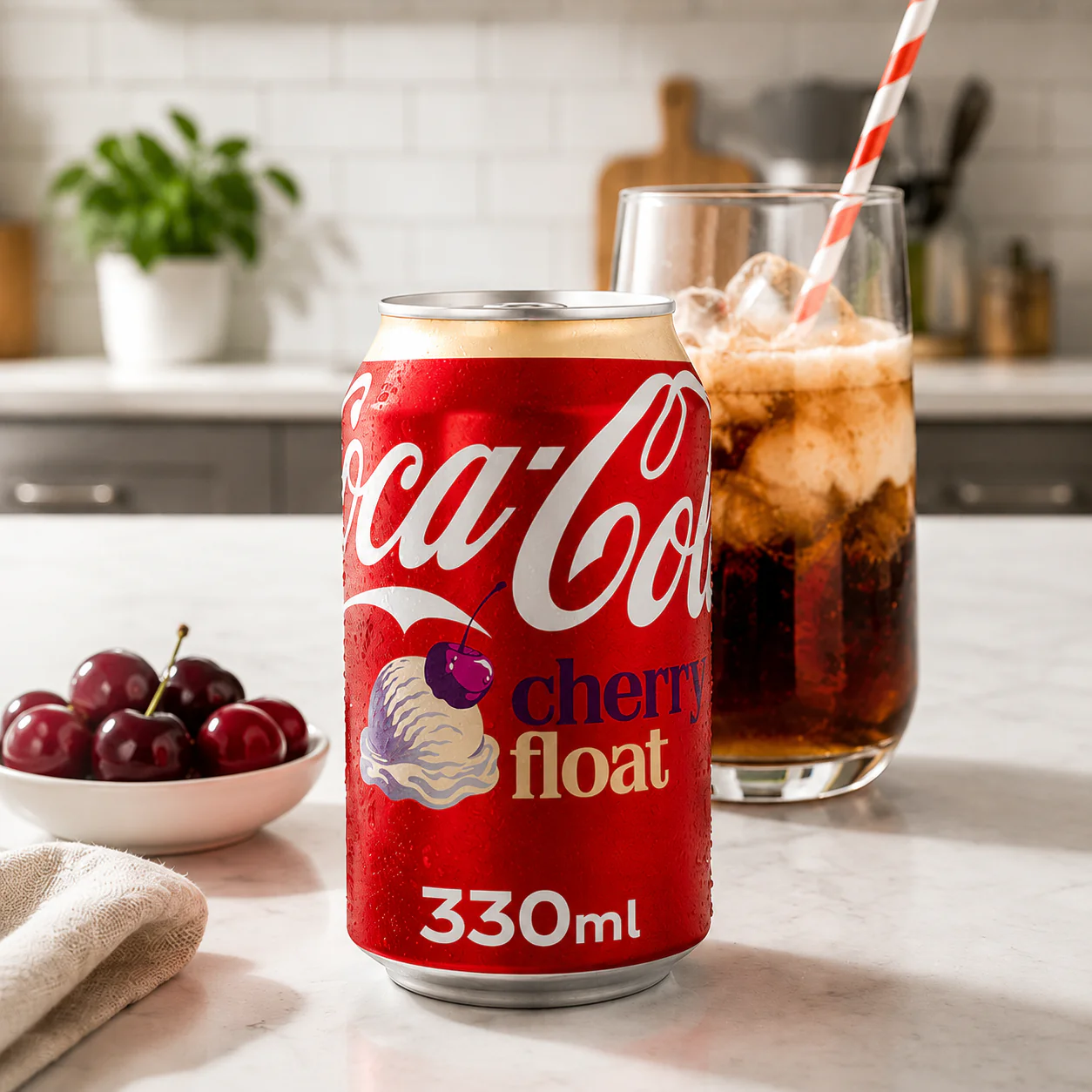 Coca Cola Coke Zero Sugar Cherry Float 24 x 330ml - Image 3