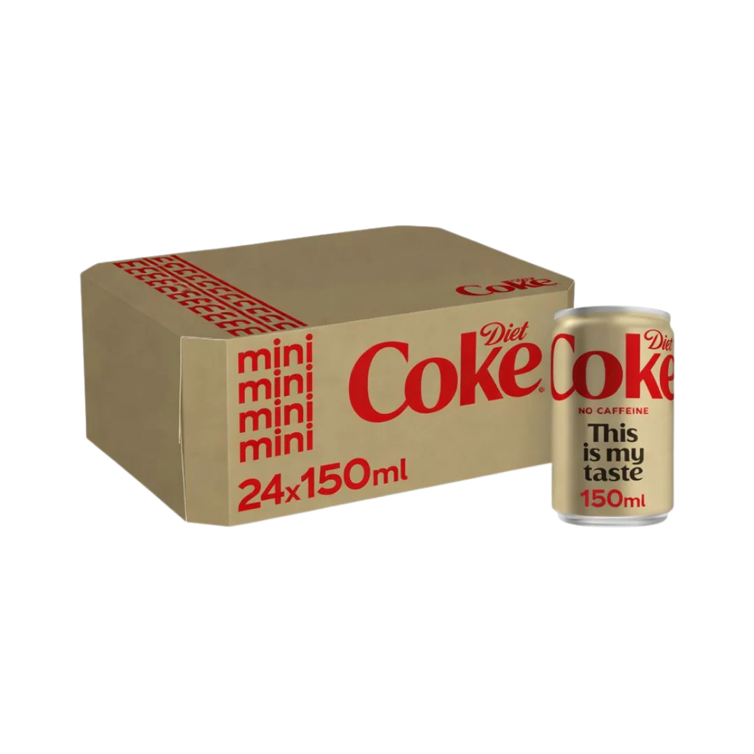 Diet Coke Caffeine Free 24 X 150ml Cans