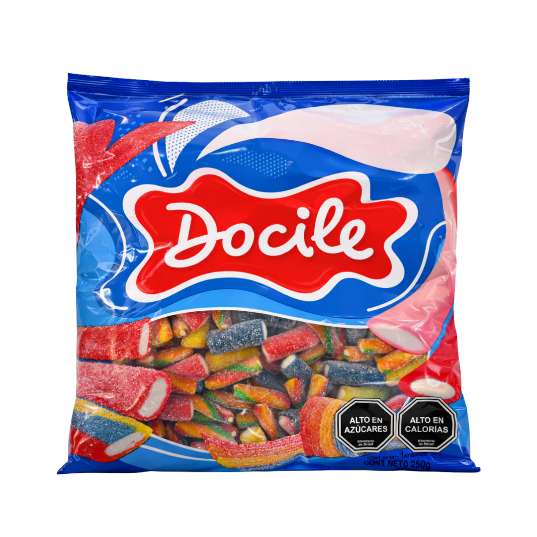 Docile Assorted Liquorice Candy Pencils Mix 1kg