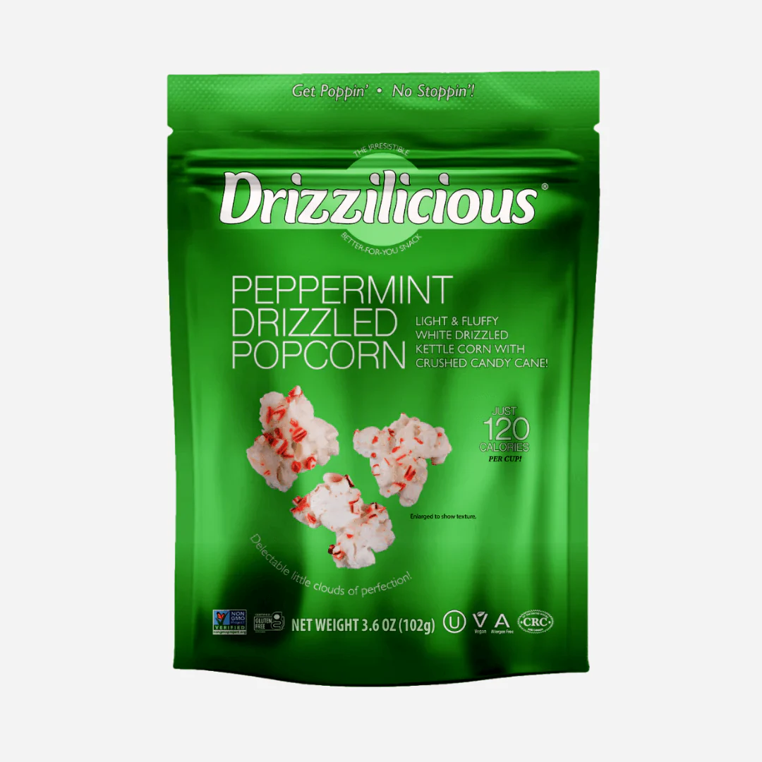 Drizzilicious Peppermint Drizzled Popcorn