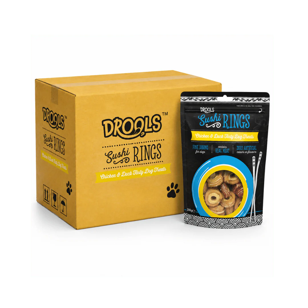 Drools Chicken and Duck Sushi Rings 6 x 200g
