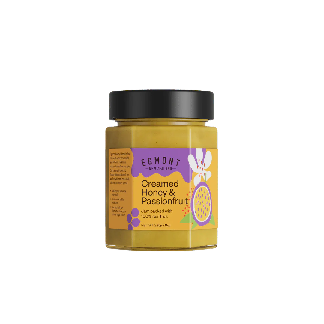 Egmont Creamed Honey & Passionfruit 225g