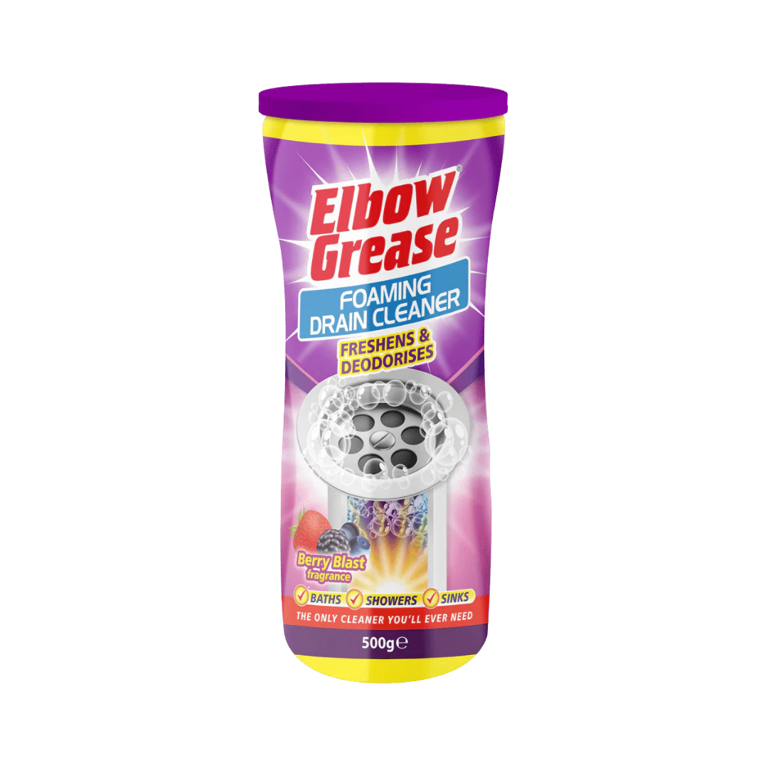 Elbow Grease Foaming Drain Cleaner Berry Blast