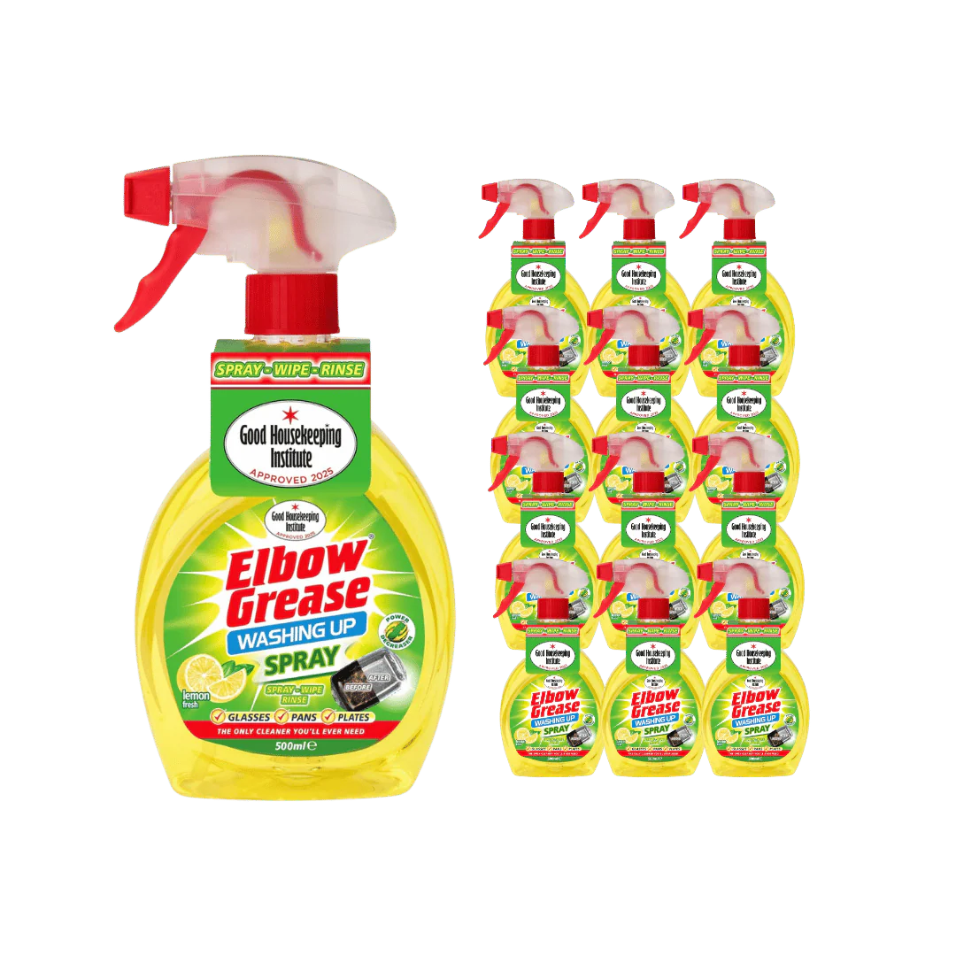 Elbow Grease Washing Up Spray Lemon 12 x 500ml