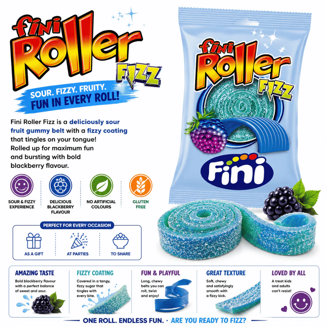 Fini Raspberry Crazy Roller 18 x 20g - Image 4