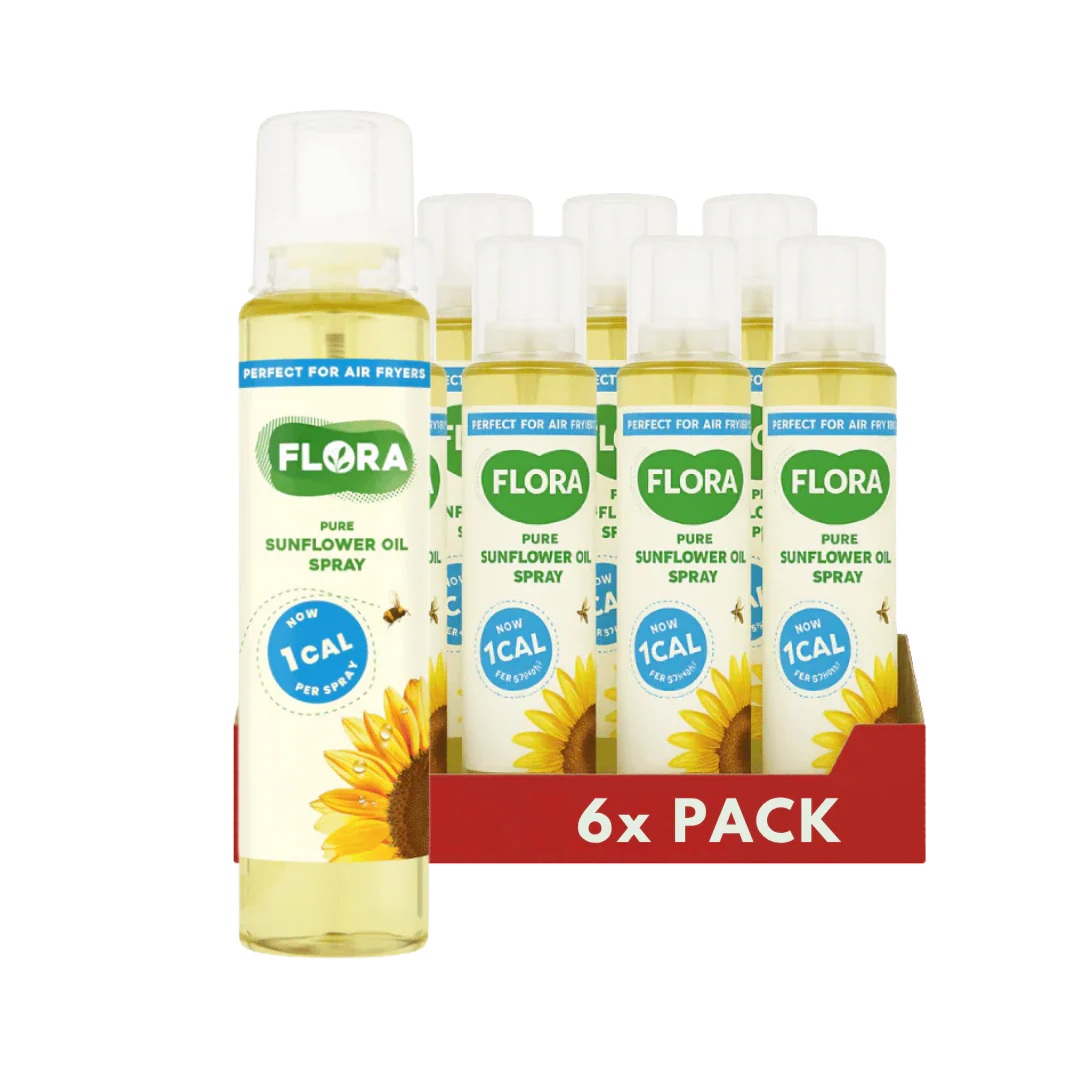 Flora Pure Sunflower Oil Spray  6 x 200ml Bottles