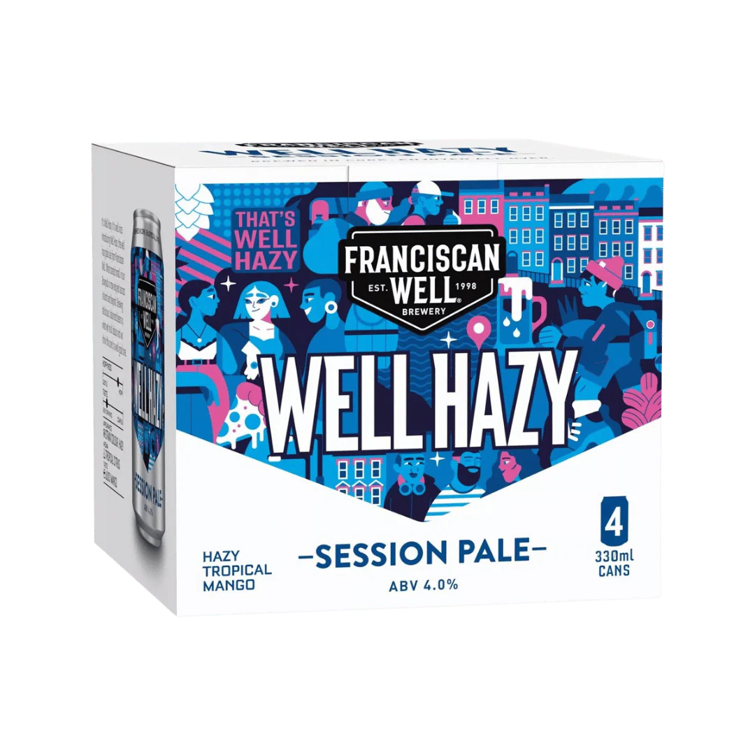 Franciscan Well Hazy Session Hazy Pale Ale 4 x 330ml