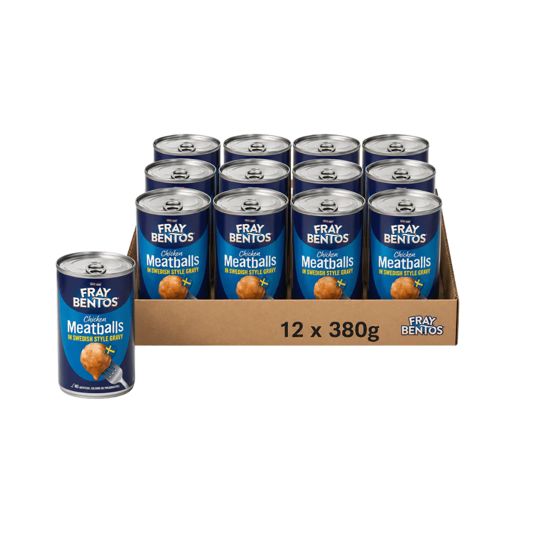 Fray Bentos Chicken Meatballs in Swedish Style Gravy 12 x 380g