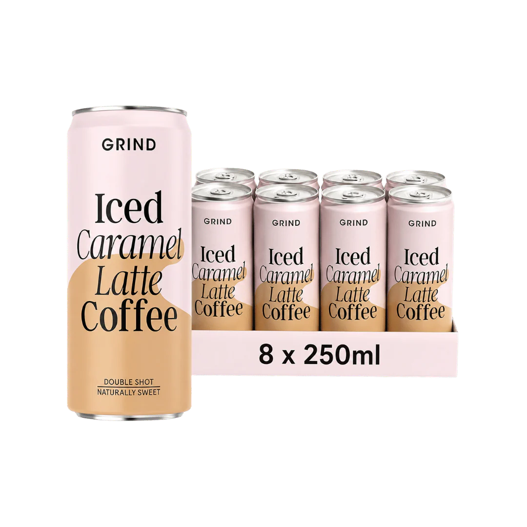 Grind Iced Caramel Latte Coffee 8 x 250ml
