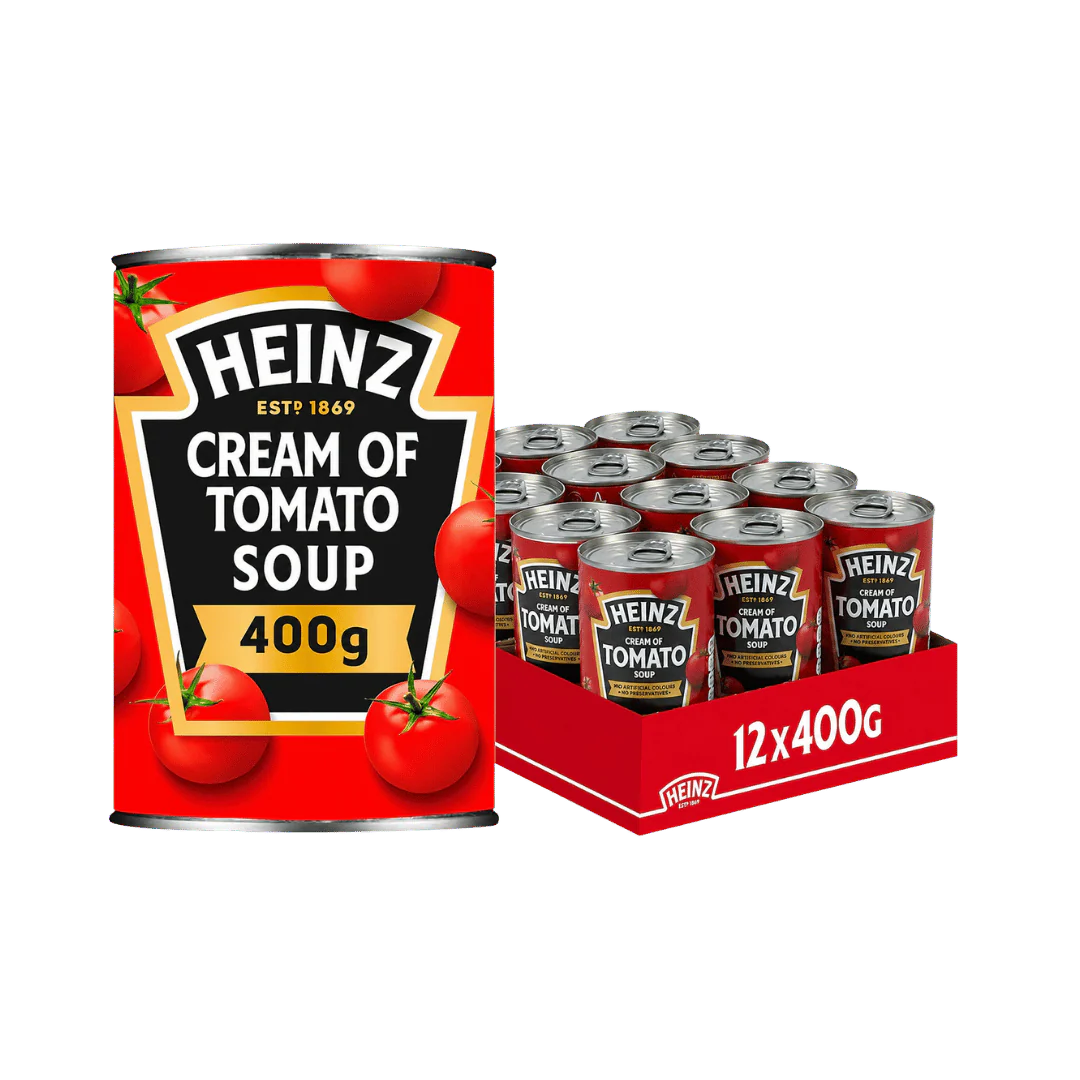 Heinz Cream of Tomato Soup Classic Creamy Tomato Soup 12 x 400g