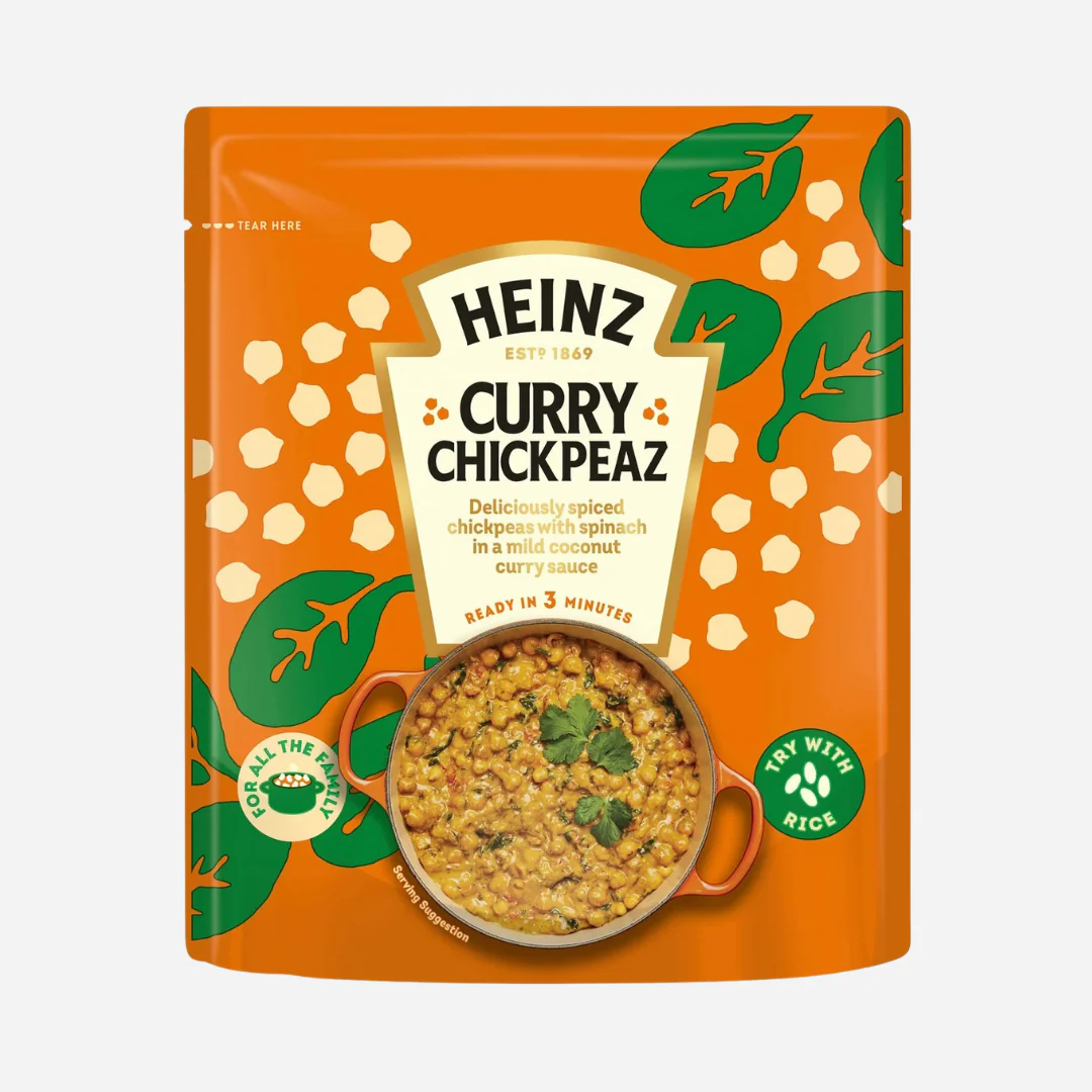 Heinz Curry Chickpeas with Coconut and Spinach 8 x 250g Packs