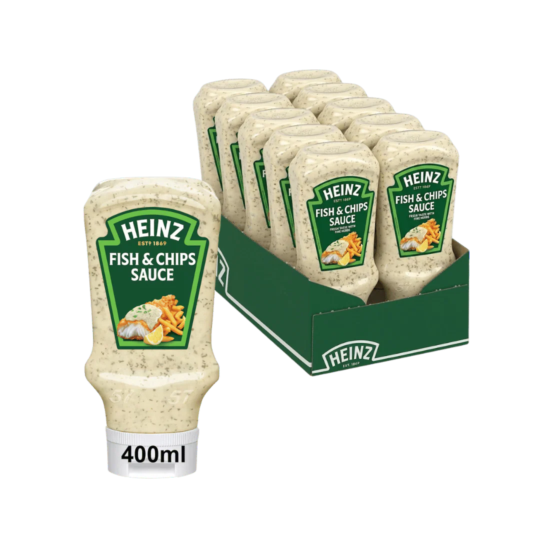 Heinz Fish & Chips Sauce 10 x 400ml