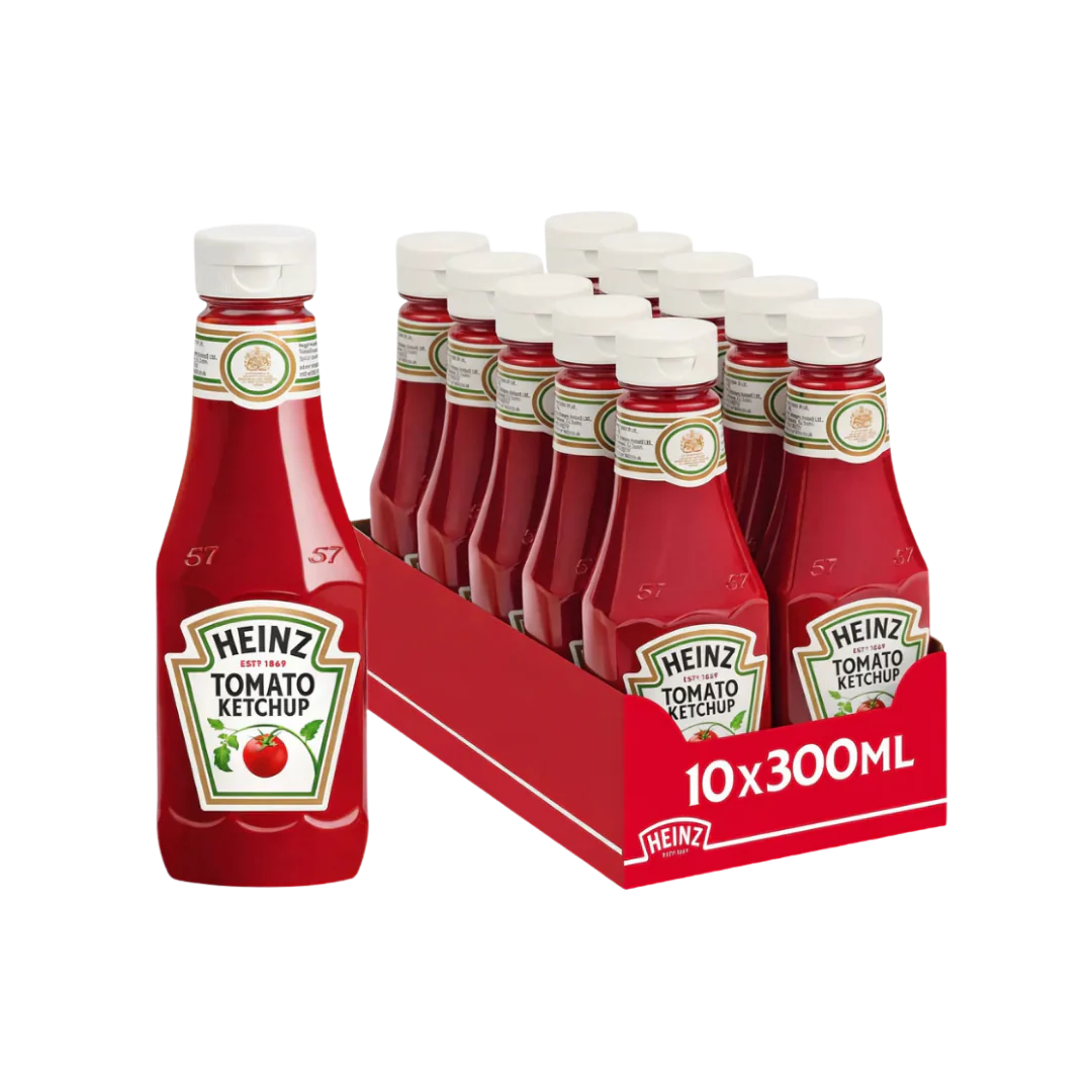 Heinz Tomato Ketchup 10 x 300ml Bottles