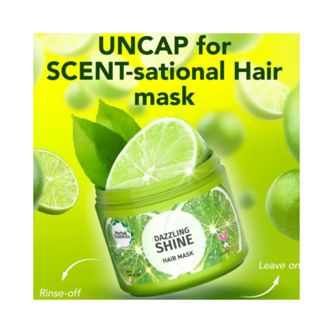 Herbal Essences Dazzling Shine Mask - 300ml - Image 3