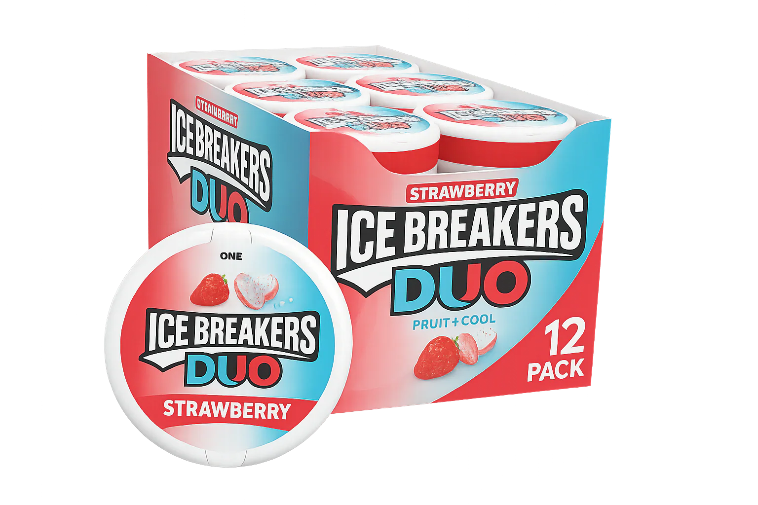 Ice Breaker 8ct Duo Strawberry Mints