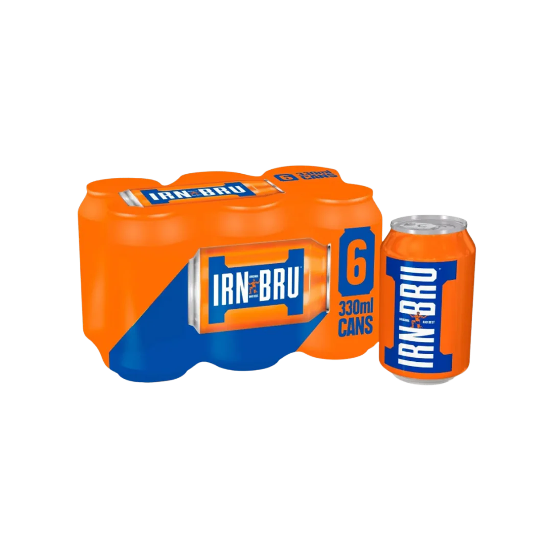 Barrs Irn Bru Cans 6 x 330ml Cans