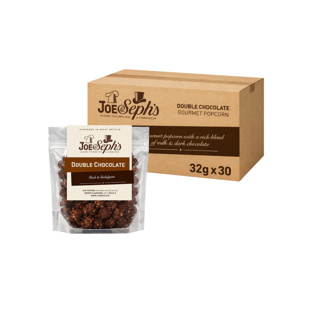 Joe & Seph's Double Chocolate Popcorn - 30 x 32g