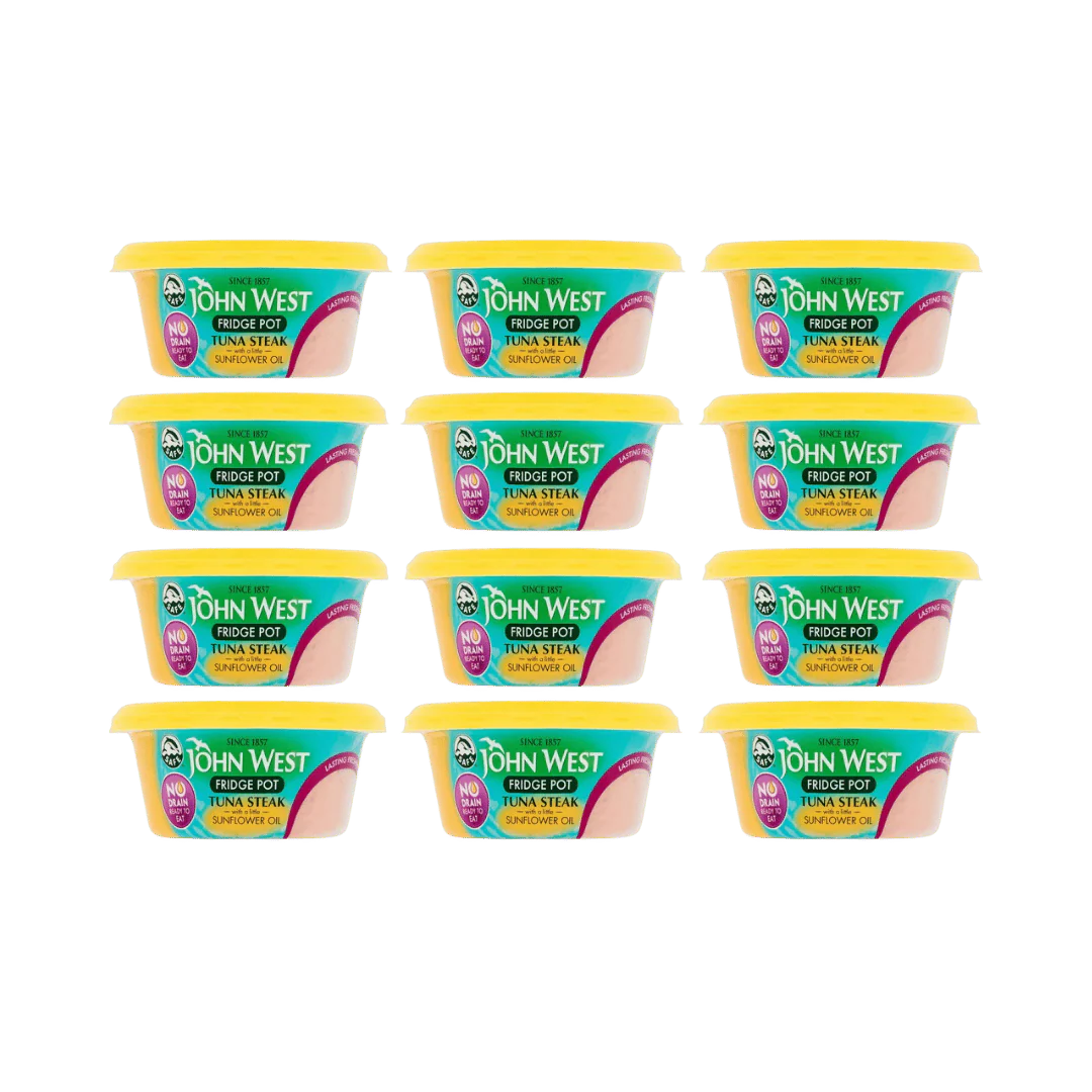 John West Tuna Steak In Sunflower Oil No Drain  12 x 110g