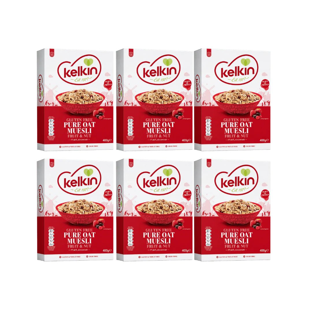 Kelkin Gluten Free Oat Muesli 6 x 400g