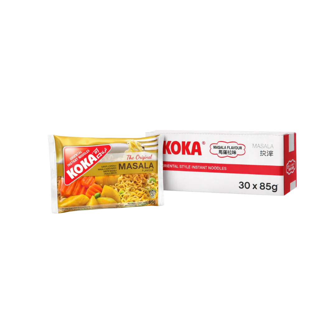 Koka Noodles Original Masala Flavour Oriental Style Instant Noodles 30 x 85 g