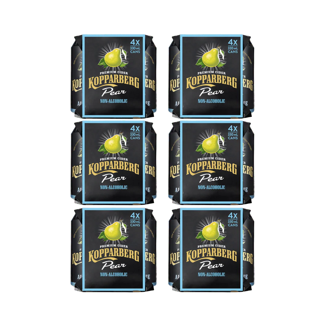 Kopparberg Alcohol Free Pear Cider Cans 24 x 330ml