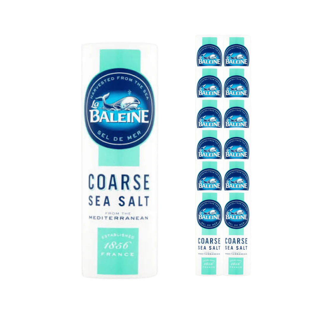 La Baleine Coarse Sea Salt Shaker 12 x 250g