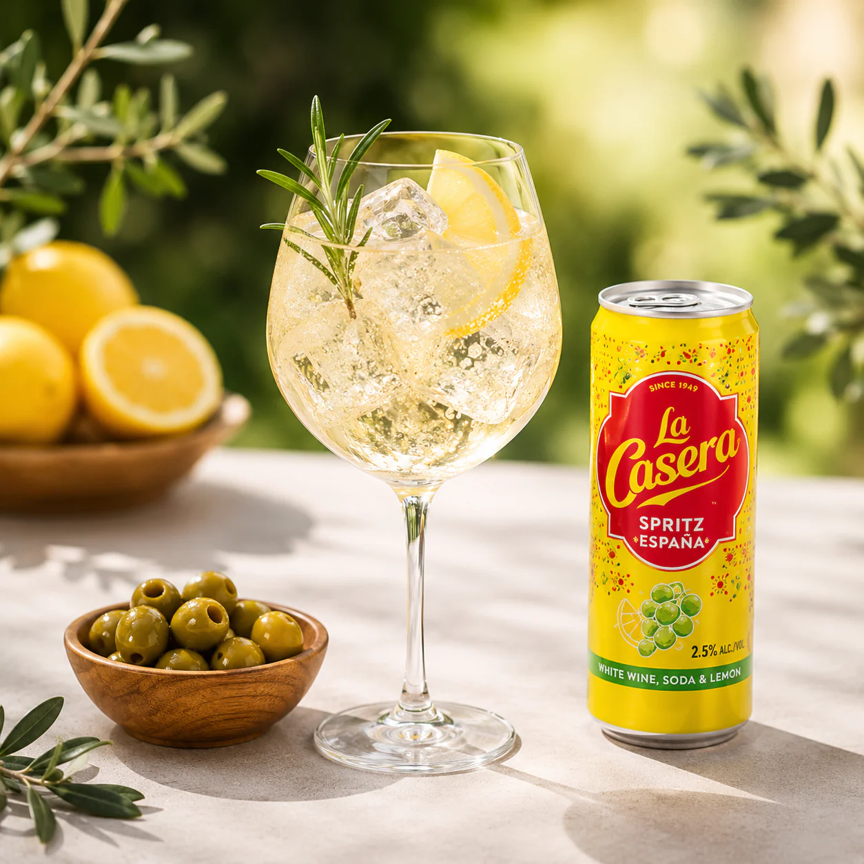 La Casera White Wine, Soda & Lemon Spritz 12 x 330ml 2.5%ABV - Image 2