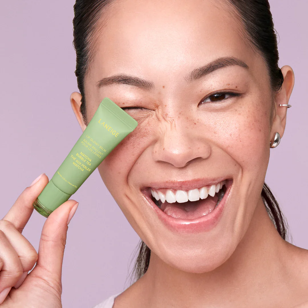 Laneige Lip Glowy Balm - Matcha Bubble Tea - Image 3