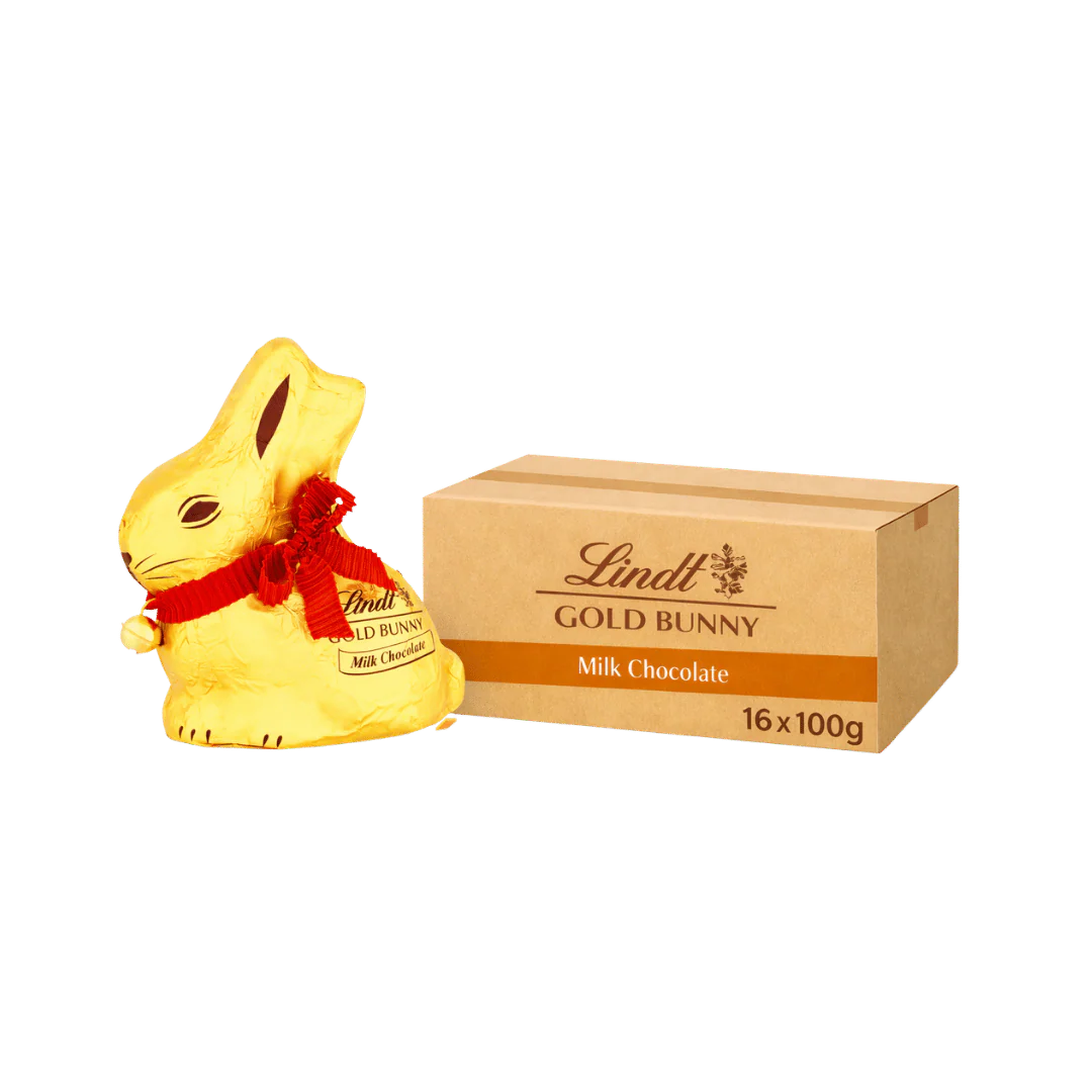 Lindt Gold Bunny Milk Chocolate 16 x 100g