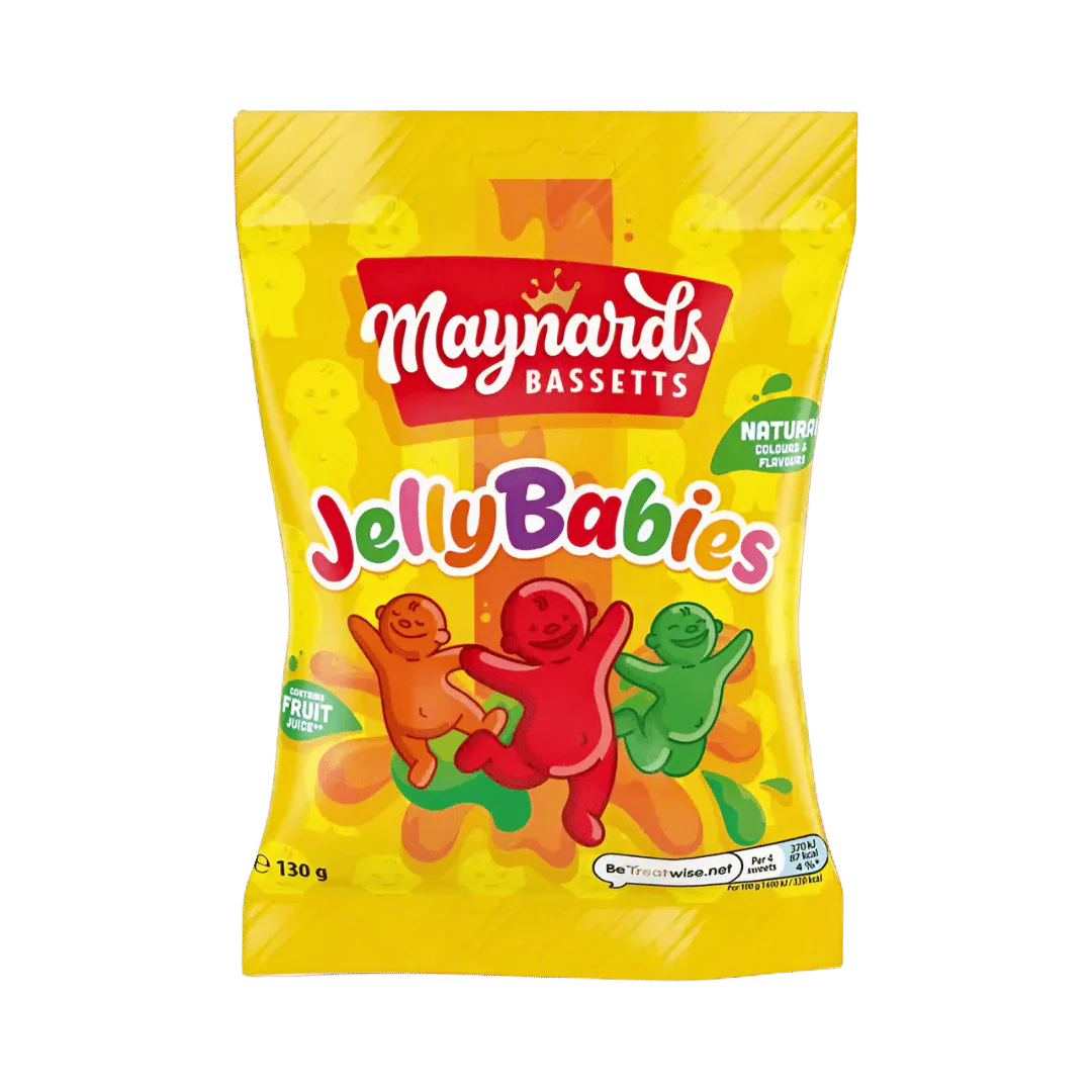 Maynards Bassetts Jelly Babies 130g