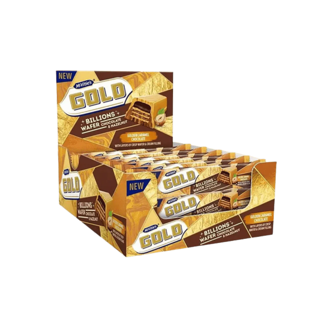 McVitie's Gold Billion Bars 24 x 39g Bars