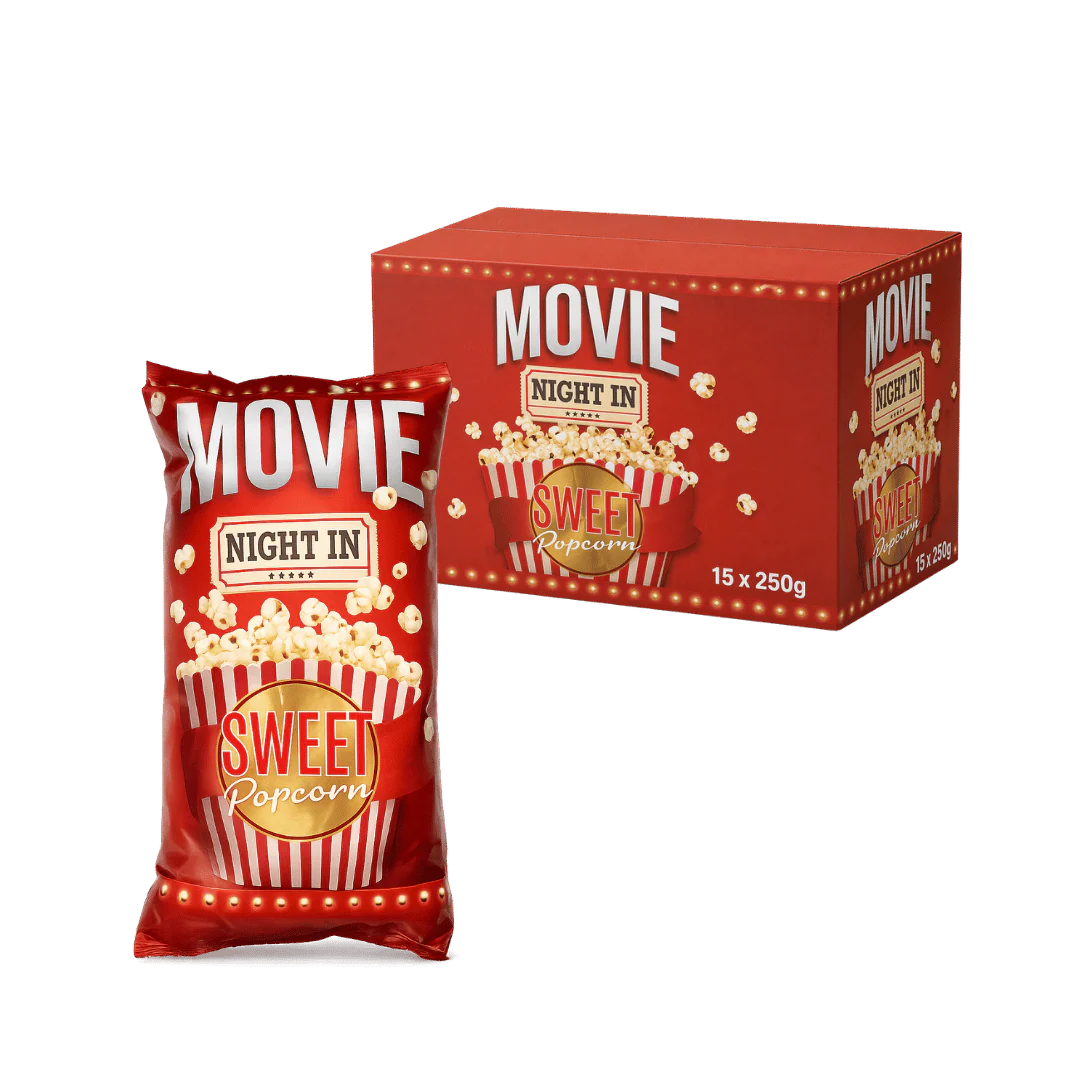 Movie Night In Sweet Popcorn 15 x 250g