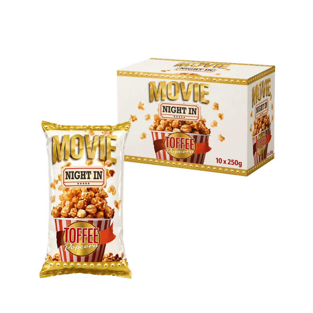 Movie Night Toffee Popcorn 10 x 250g