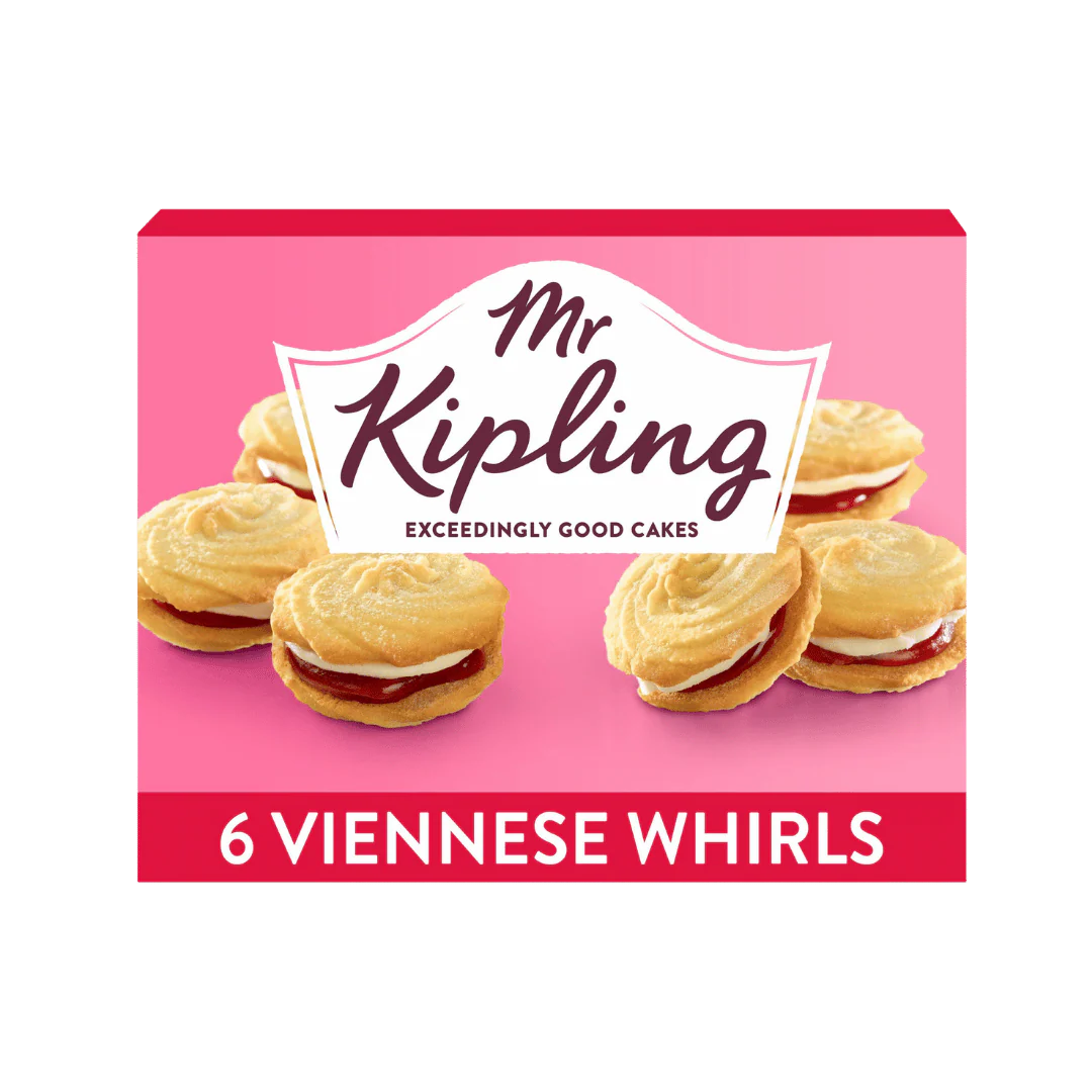 Mr Kipling Viennese Whirls Cakes - 6 Cakes