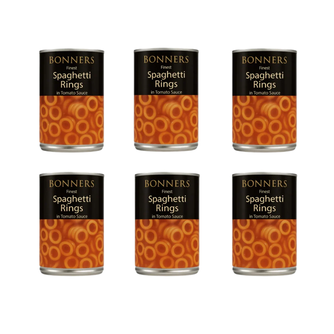 MULTIBUY Bonners Spaghetti Rings - 6 for £2.99