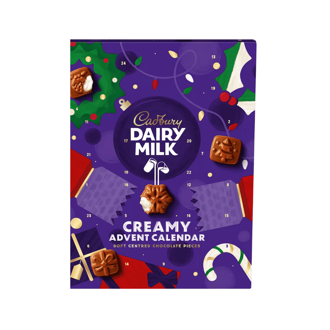 MULTIBUY Cadbury Dairy Milk Chocolate Creamy Advent Calendar 2 FOR £4.99! - Image 2