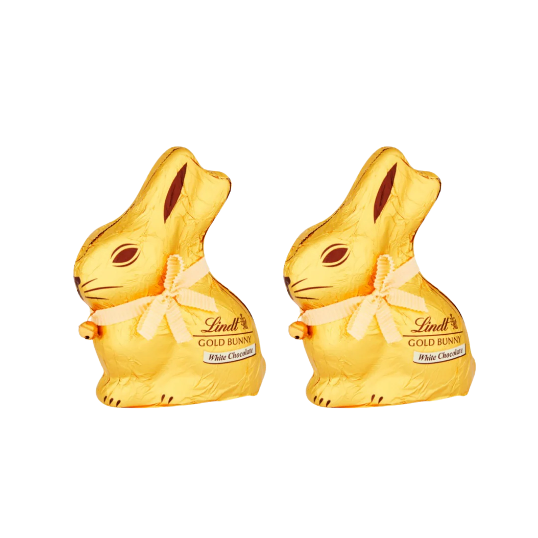 MULTIBUY Lindt Gold Bunny White Chocolate 200g - 2 For £4.99