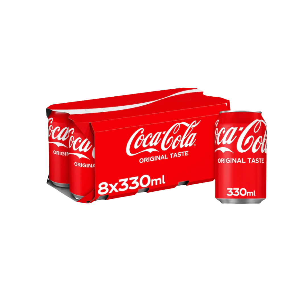 Coca-Cola Classic Multipack – 8 x 330ml Cans