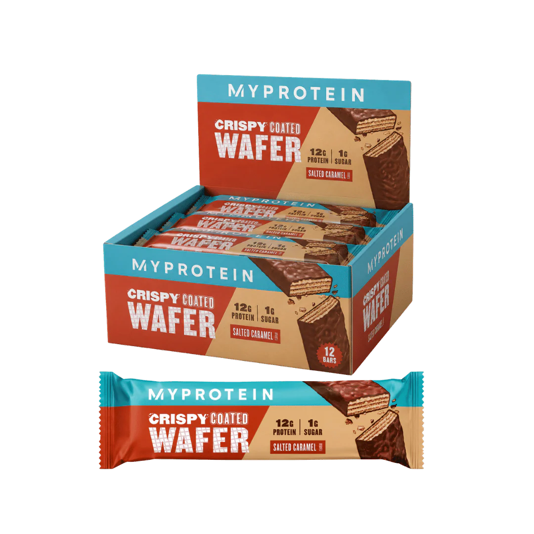 MyProtein Crispy Coated Wafer Salted Caramel 12 x 40g